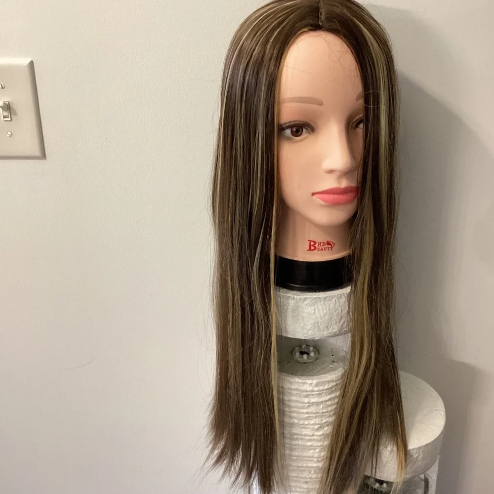 Synthetic Wig Highlights  ( Color: Mixed)